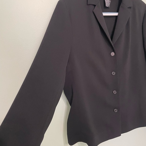 Vansi Fugel size small button up blazer light weight 100% polyester - Picture 5 of 9